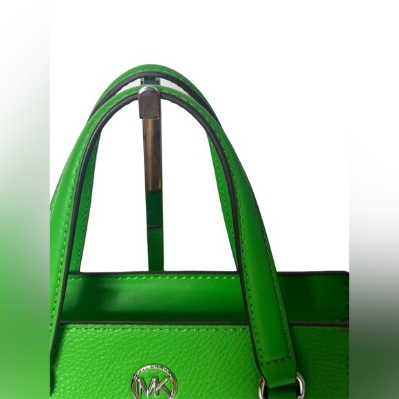 MICHAEL KORS NWT Women's FREYA Small Leather Satchel/Xbody Palm MSRP $328 - Picture 5 of 12